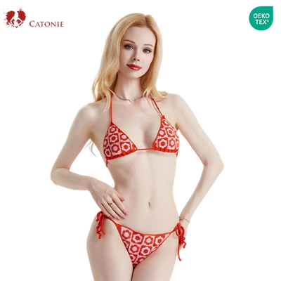 Crveno-bijeli bikini